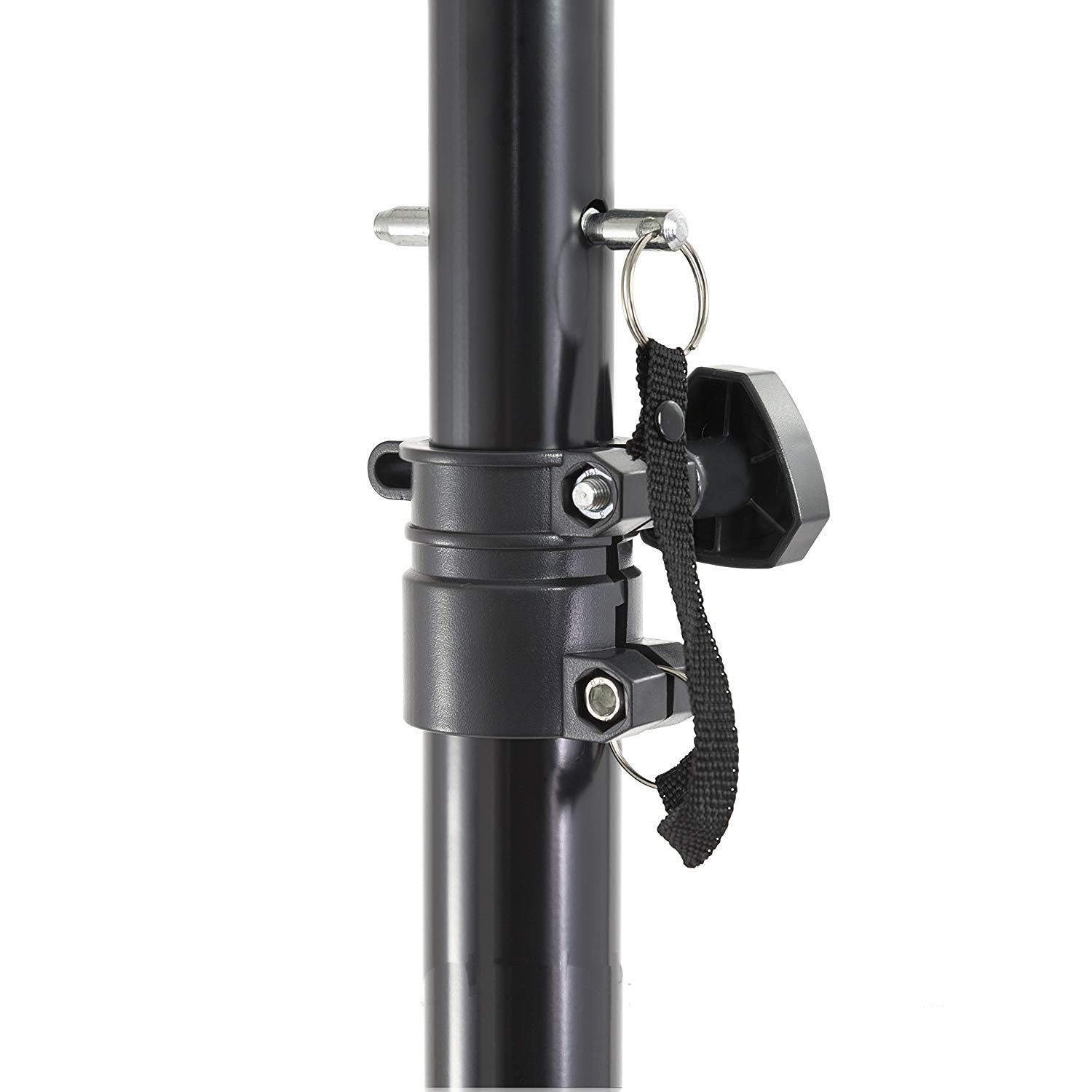 Universal Speaker DJ Stand Mount Holder - Heavy Duty Tripod w/ Adjustable Height from 72” to 40” and 35mm Compatible